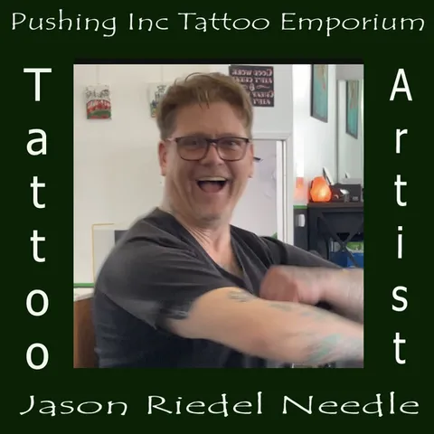 Jason Riedel Needle, Tattoo artist